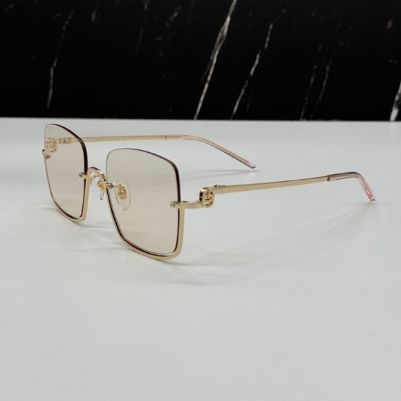 NEW GG1279S 004 GUCCI GOLD YELLOW SQUARE WOMEN GUCCI SUNGLASSES main image 10